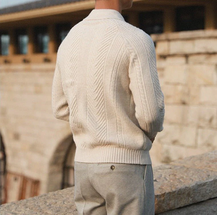 Declan® | Trendy Knitted Polo For Men - Image 2