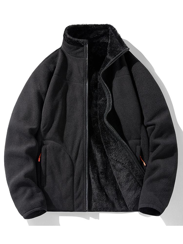 Declan | Reversible Teddy Fleece Coat - Image 2
