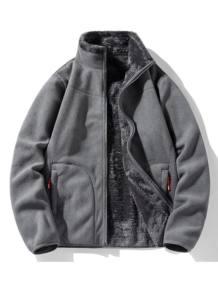 Declan | Reversible Teddy Fleece Coat - Image 3