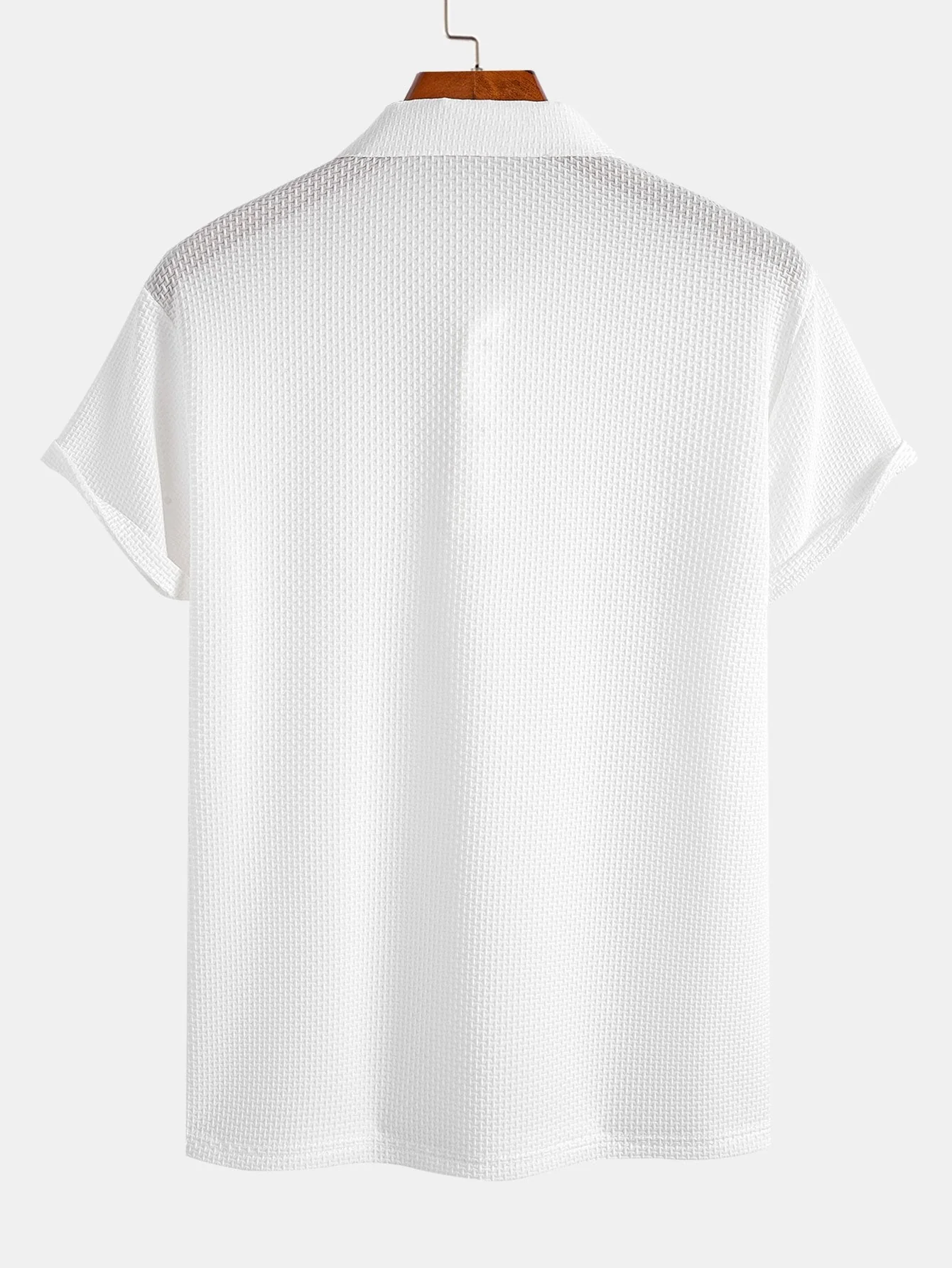 Declan | Short Sleeve Textured Polo - Image 9