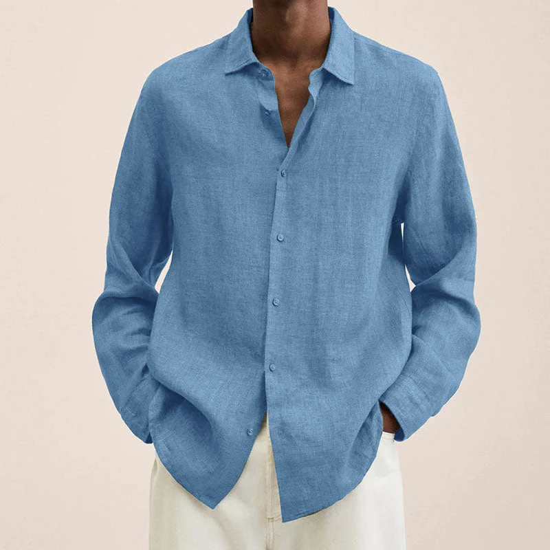 Delano® | Men'S Regular Fit Linen Shirt - Image 16