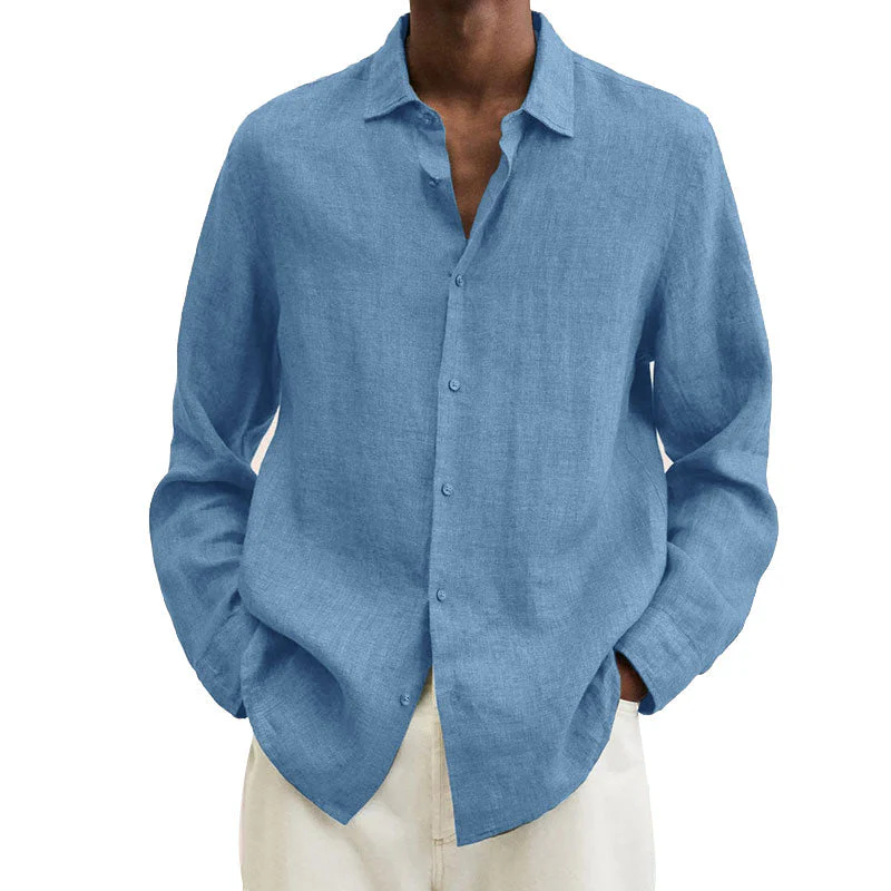 Delano® | Men'S Regular Fit Linen Shirt - Image 5