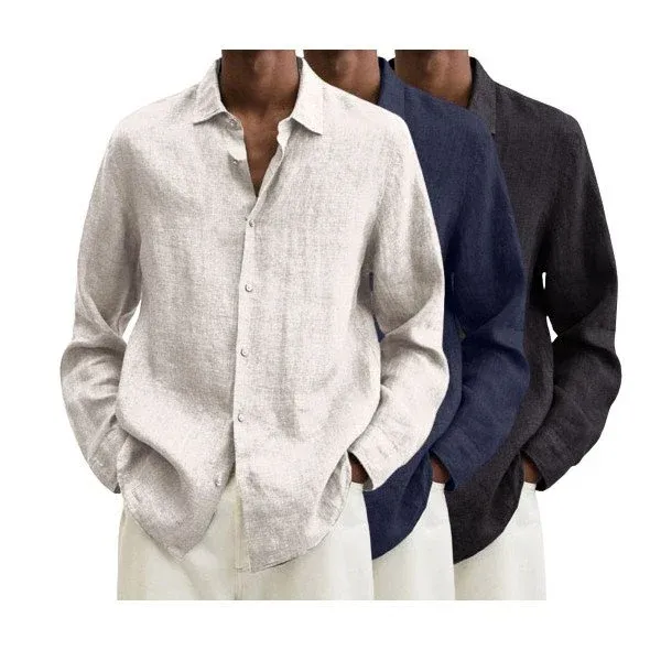 Delano® | Men'S Regular Fit Linen Shirt - Image 9