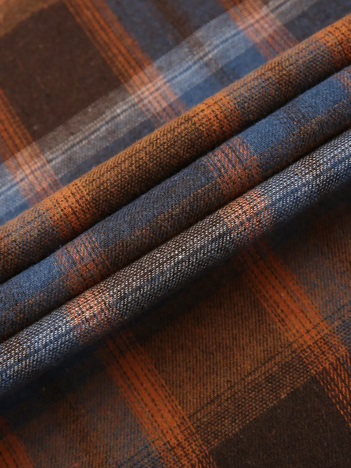 Demetrio® | Flannel Plaid Button Up Shirt - Image 4