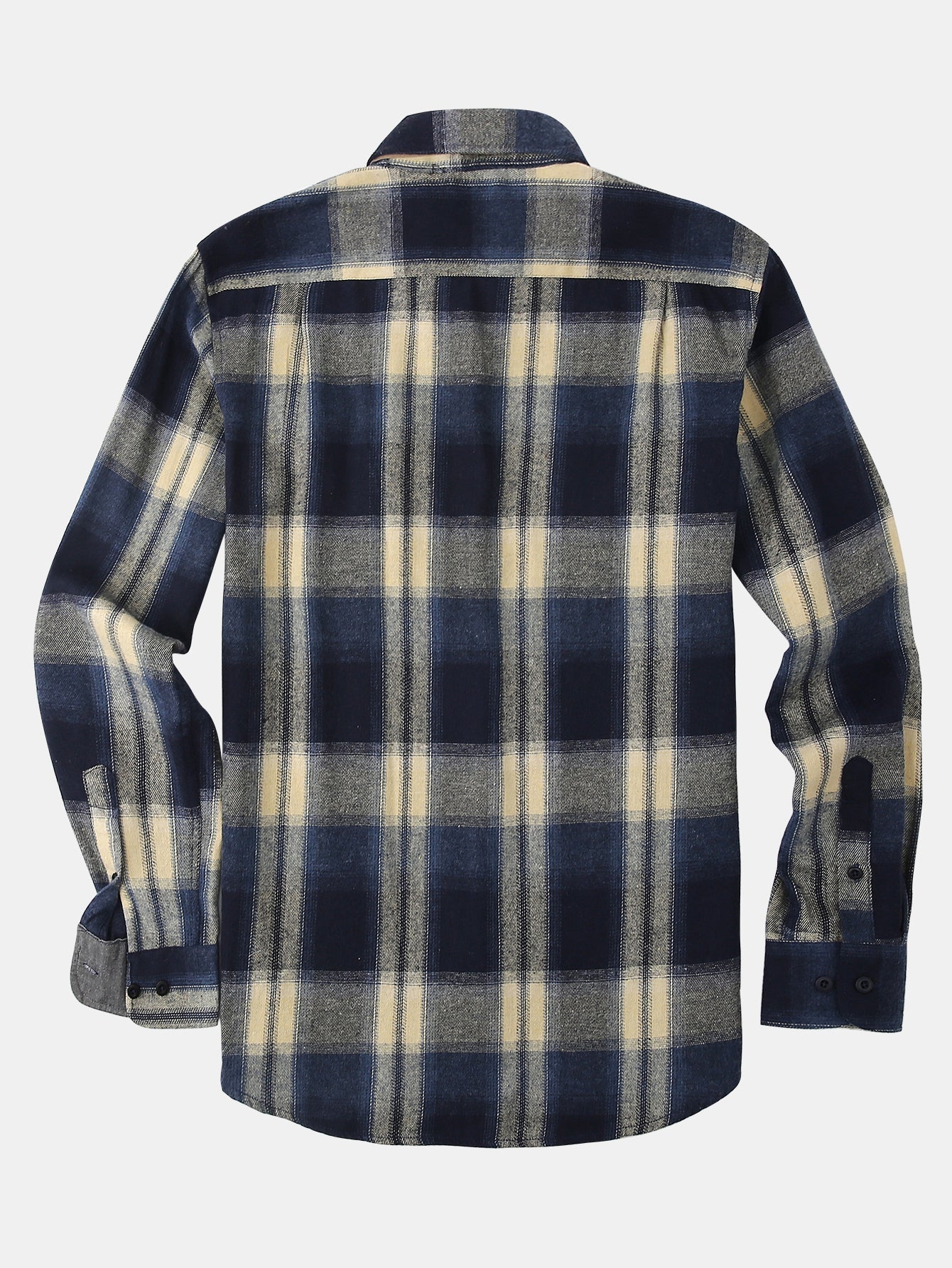 Demetrio® | Flannel Plaid Button Up Shirt - Image 5