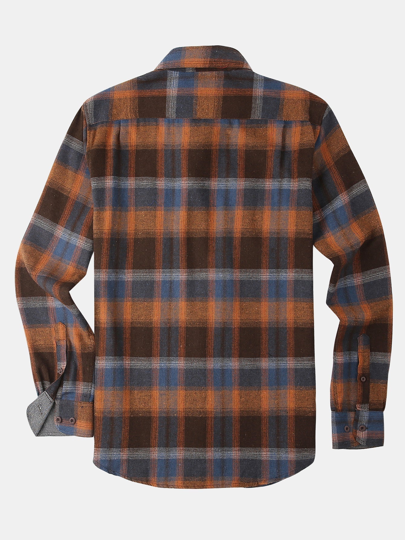 Demetrio® | Flannel Plaid Button Up Shirt - Image 7