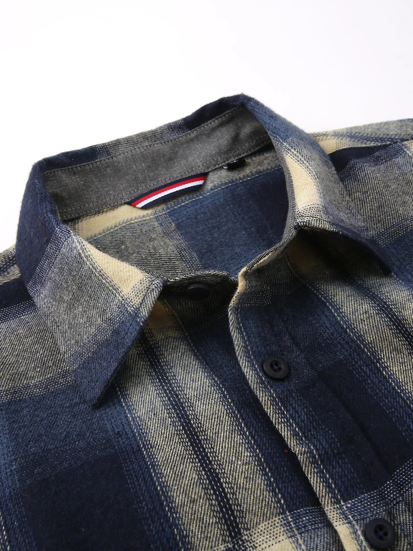 Demetrio® | Flannel Plaid Button Up Shirt - Image 8