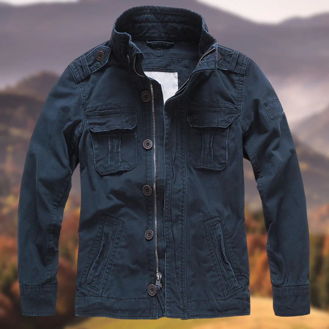 Demetrio® | Military Style Autumn Jacket - Image 2