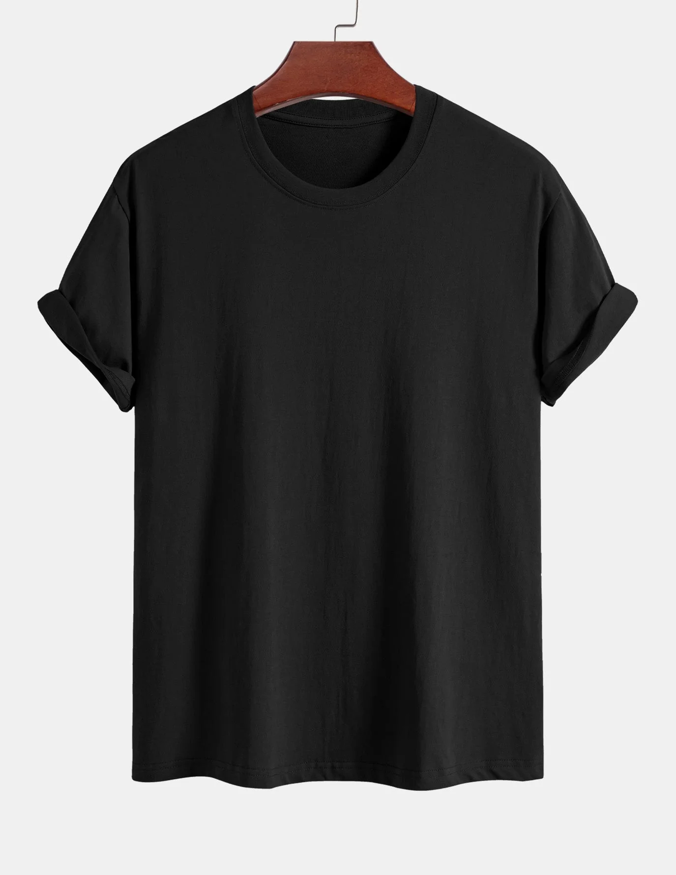 Demian® | Basic Regular Fit Cotton T-Shirt - Image 3