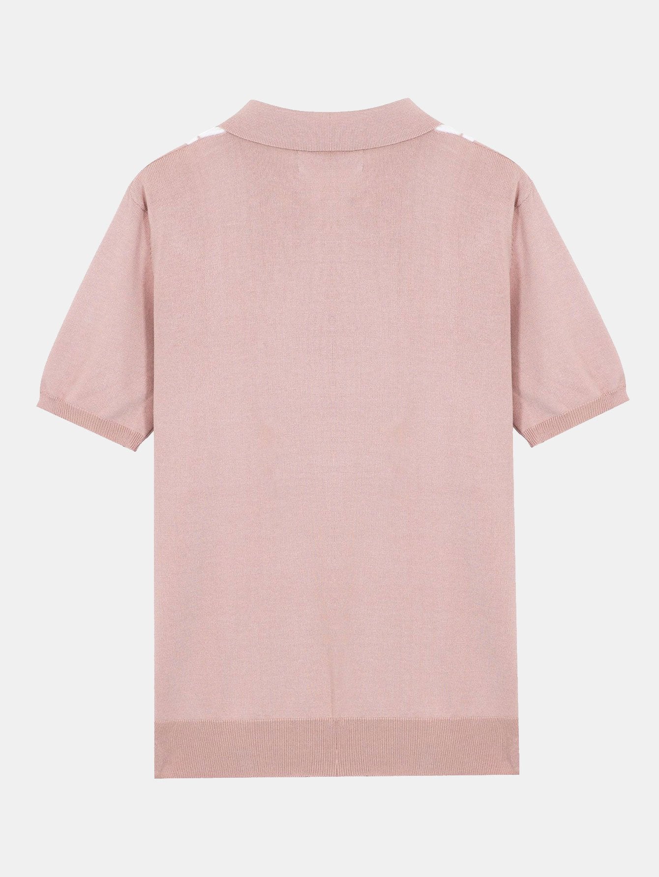 Demócrito® | Striped Short Sleeve Sweater Polo - Image 4