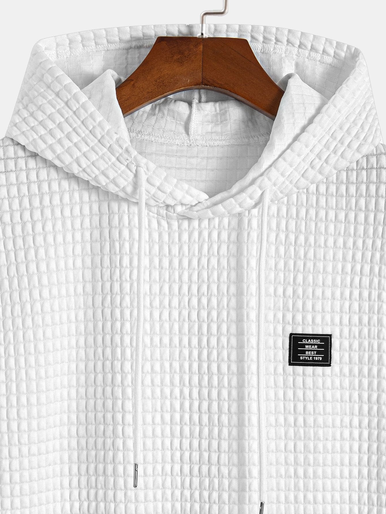 Dennis® | Sleeveless Waffle Hooded Vest - Image 9