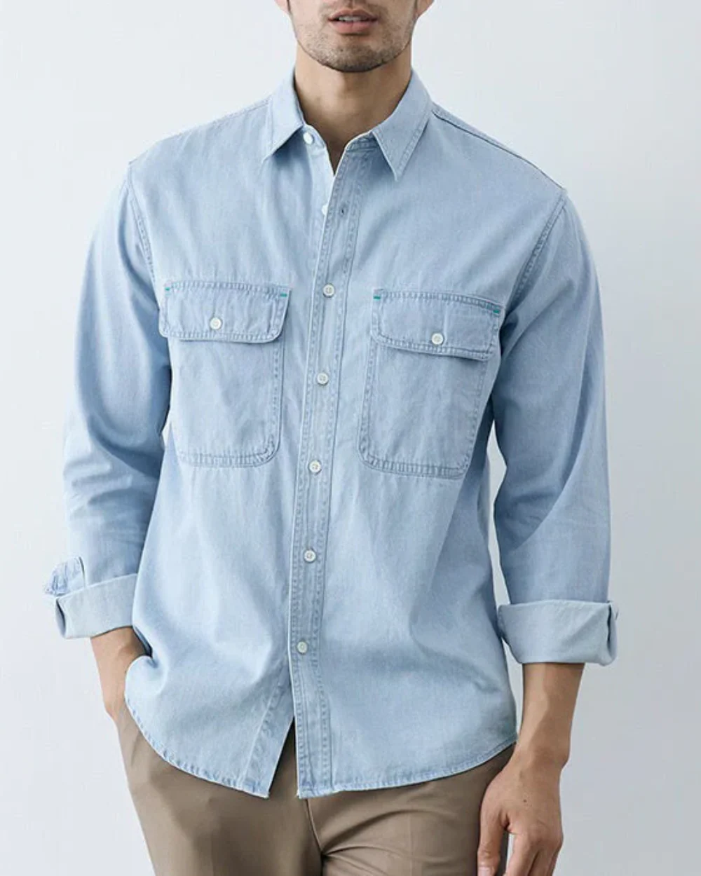 Dennis | Classic Denim Shirt - Image 3