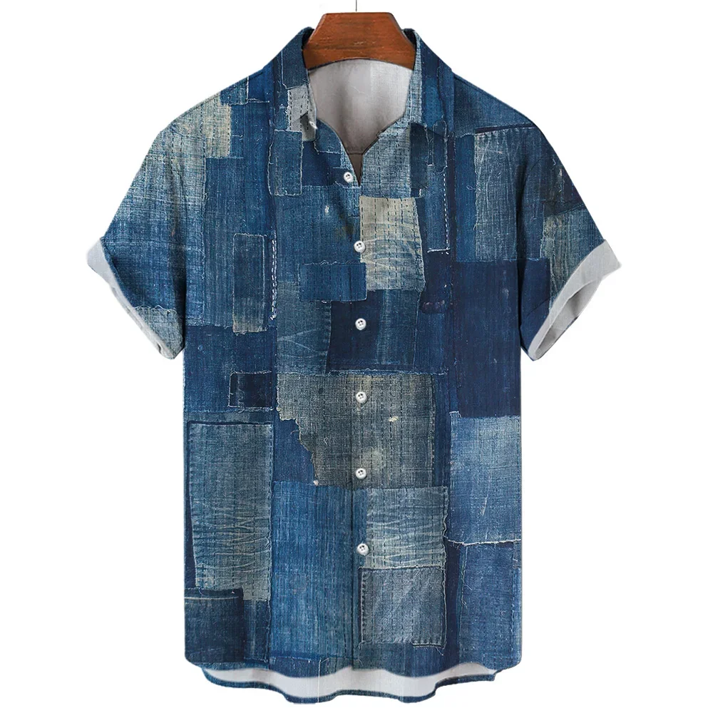 Derek® | Geometrisch Patchwork Shirt - Image 2