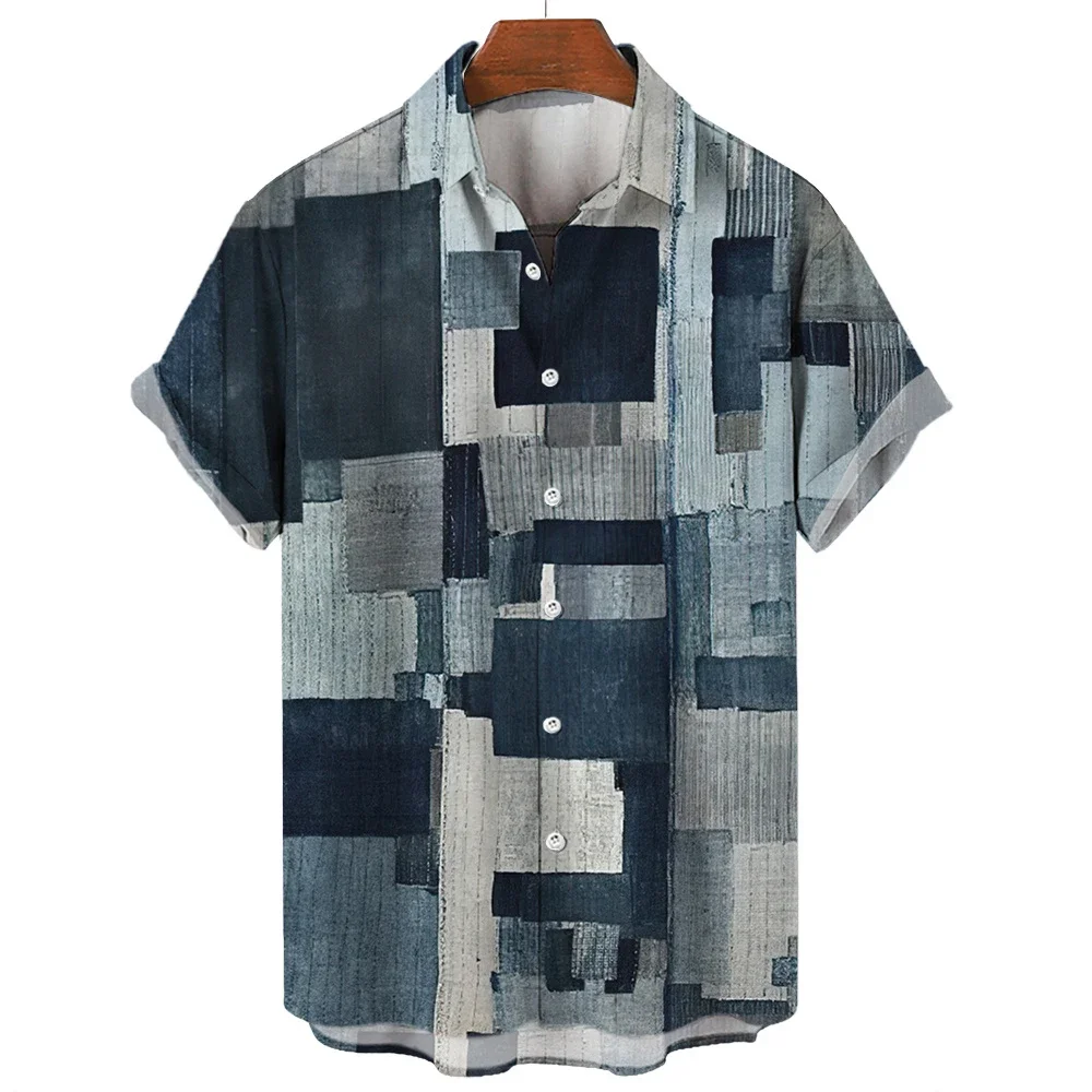 Derek® | Geometrisch Patchwork Shirt - Image 3