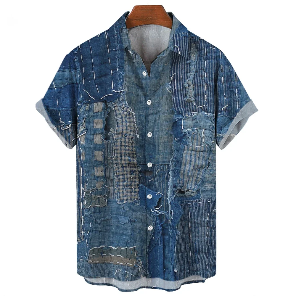 Derek® | Geometrisch Patchwork Shirt - Image 6
