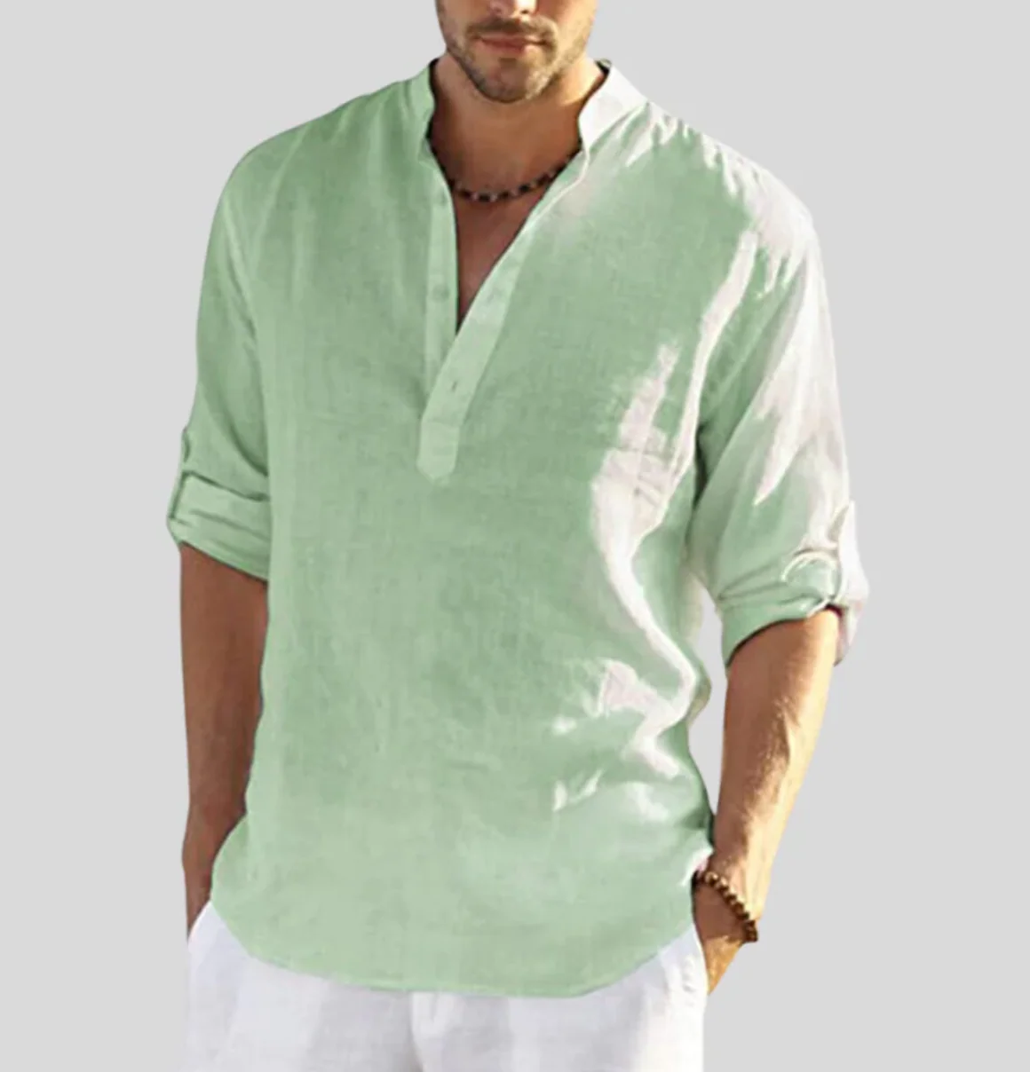 Dermot® | Elegant Linen Shirt For Men - Image 6