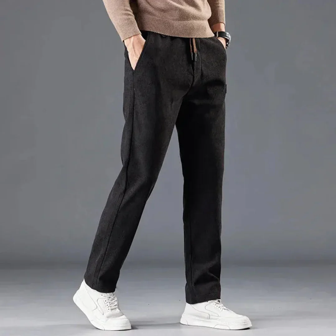 Desiderio | Jarred Slim Fit Corduroy Drawstring Pants - Image 3