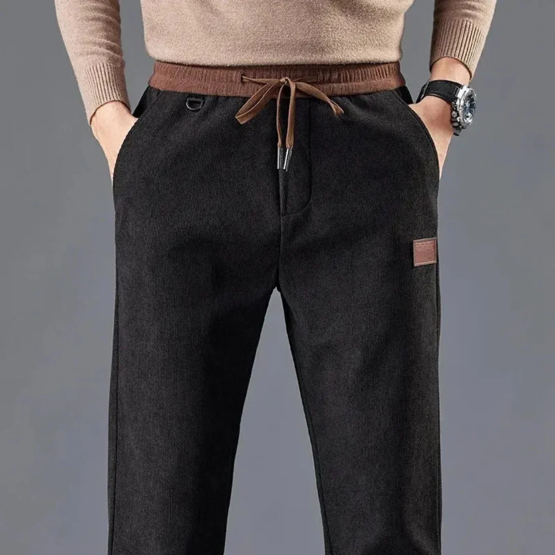 Desiderio | Jarred Slim Fit Corduroy Drawstring Pants - Image 4