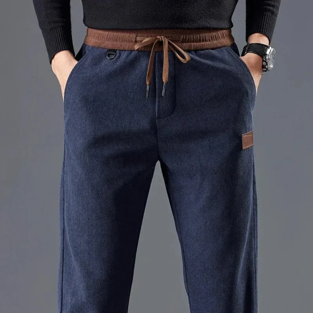 Desiderio | Jarred Slim Fit Corduroy Drawstring Pants - Image 6