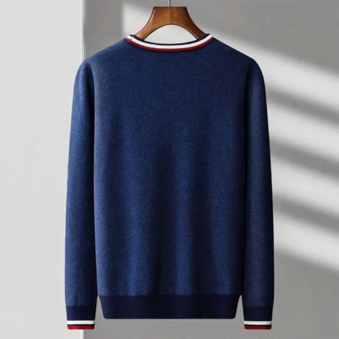 Desiderio | Neck Wool Cardigan - Image 2
