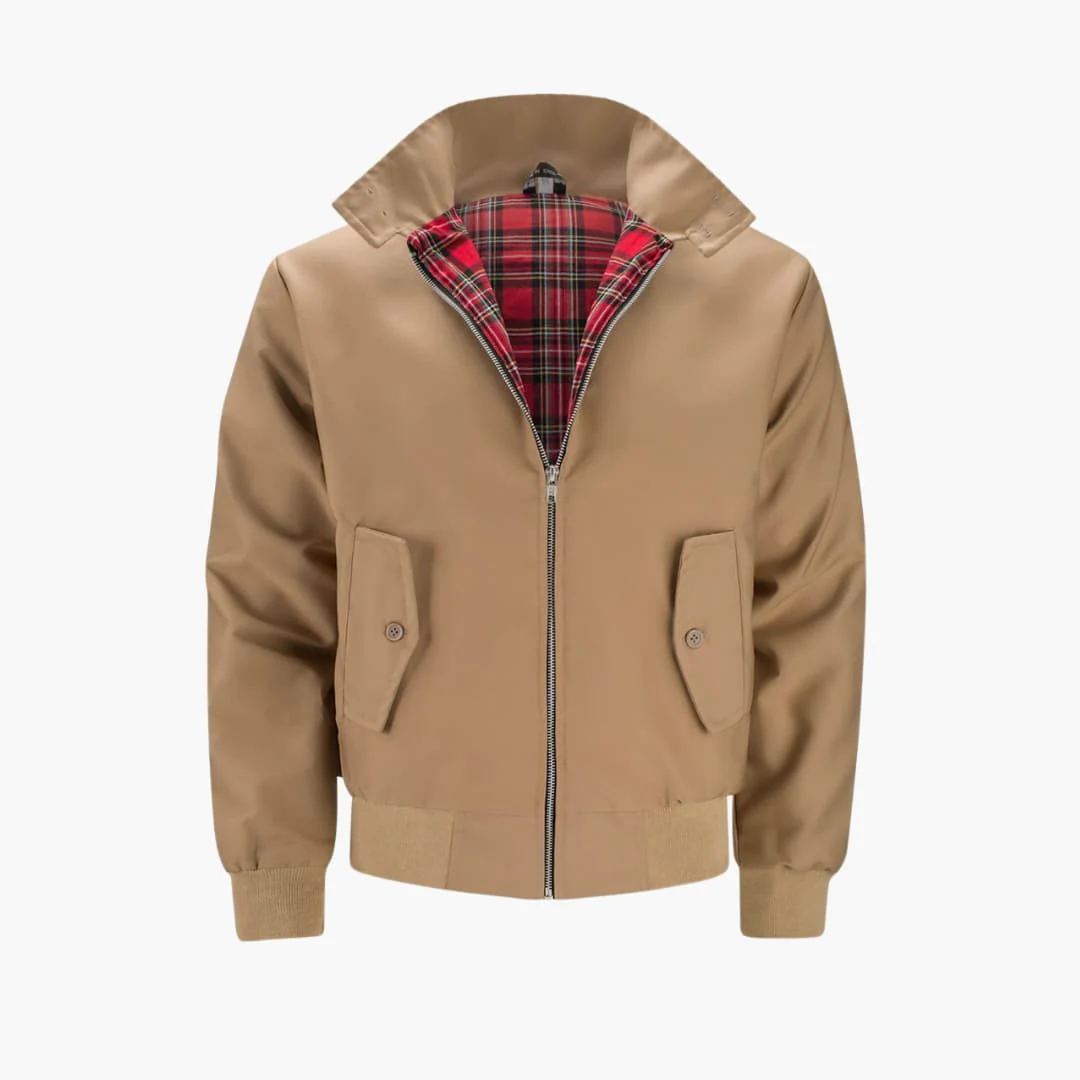 Desiderius | Virgil – Men's Harrington Jacket with Ribbed Cuffs - Image 3