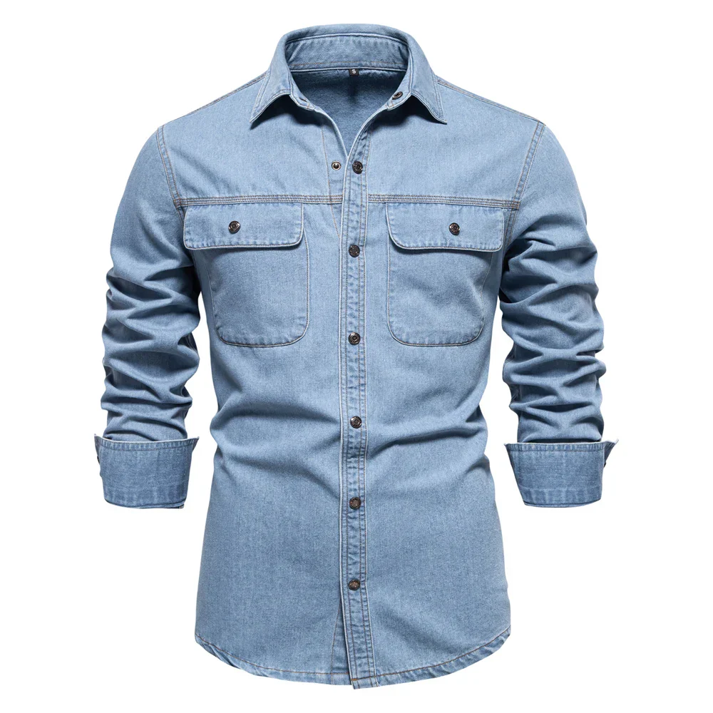 Devon® | Men'S Denim Blouse - Image 2