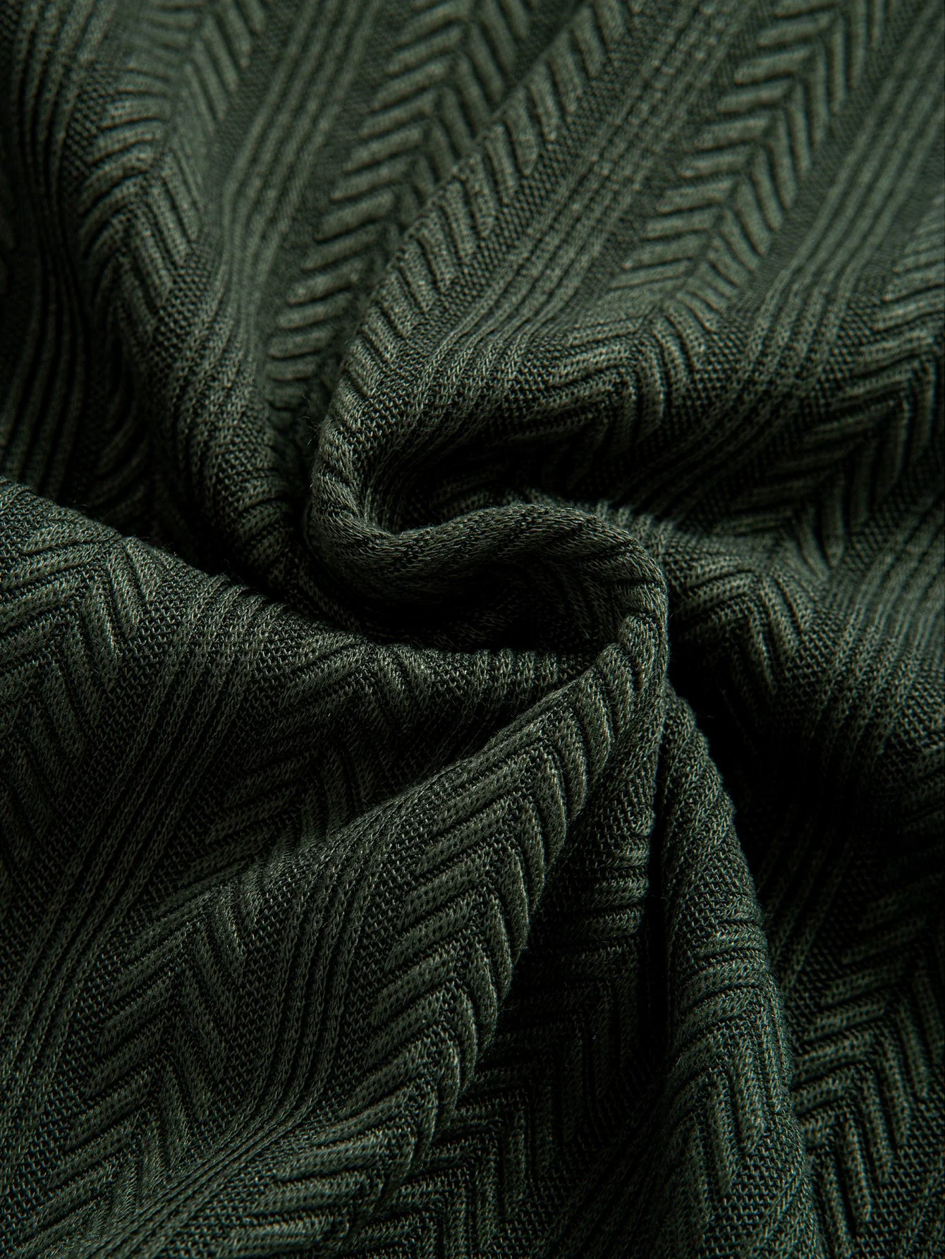 Devon® | Textured Zipper Polo - Image 17