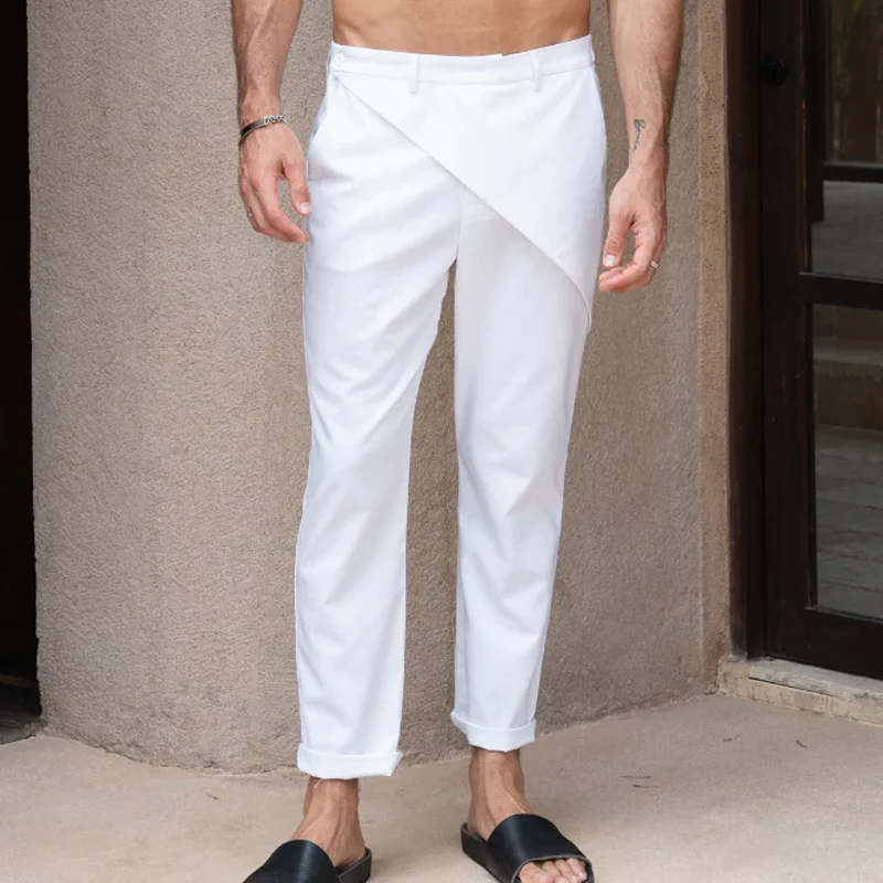 Devon | Men'S Spring And Summer Fashion Cotton Blended Design Casual Pants - Image 3