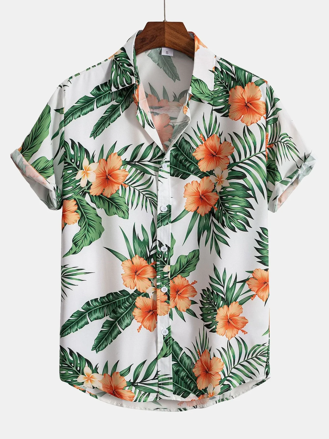 Dexter® | Tropical Print Button Up Shirt & Swim Shorts - Image 2