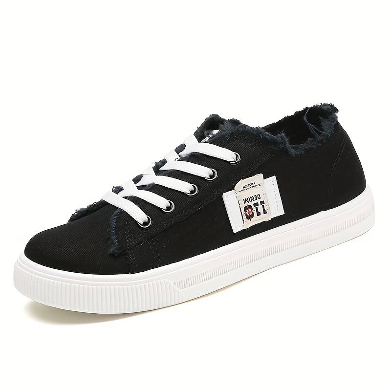 Dexter | Riley Frayed Canvas Sneakers - Image 2