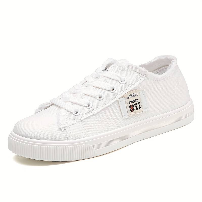 Dexter | Riley Frayed Canvas Sneakers - Image 4