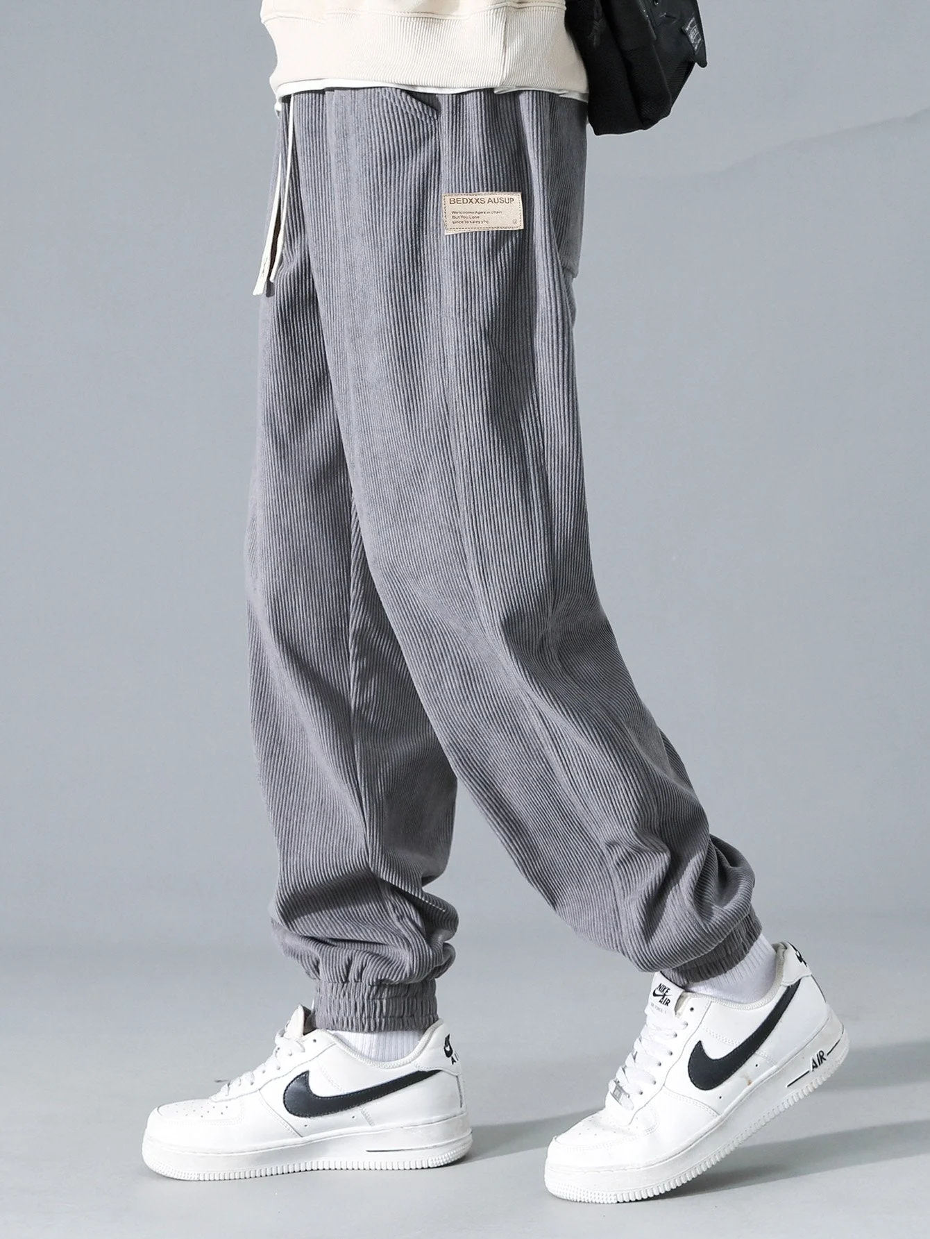 Diego® | Drawstring Corduroy Jogging Pants - Image 3