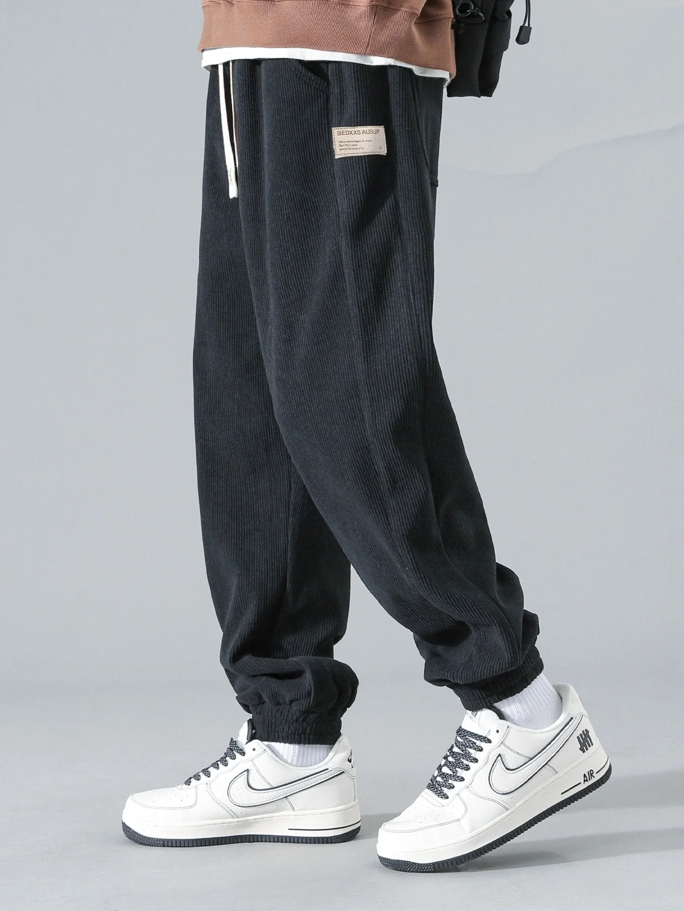 Diego® | Drawstring Corduroy Jogging Pants - Image 6