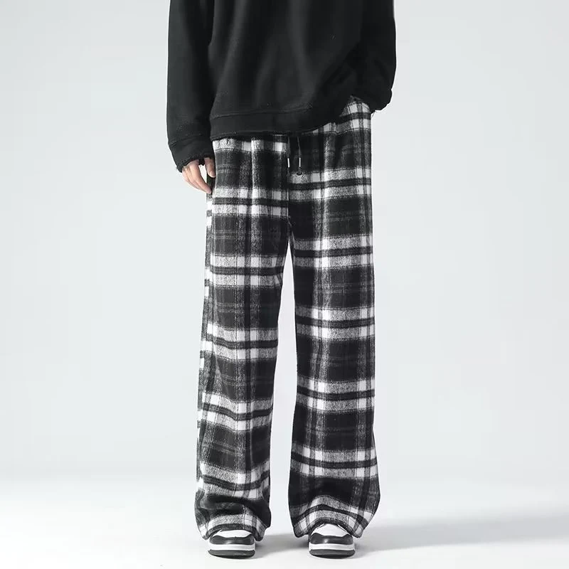 Diego® | Plaid Wide-Leg Joggers - Image 2