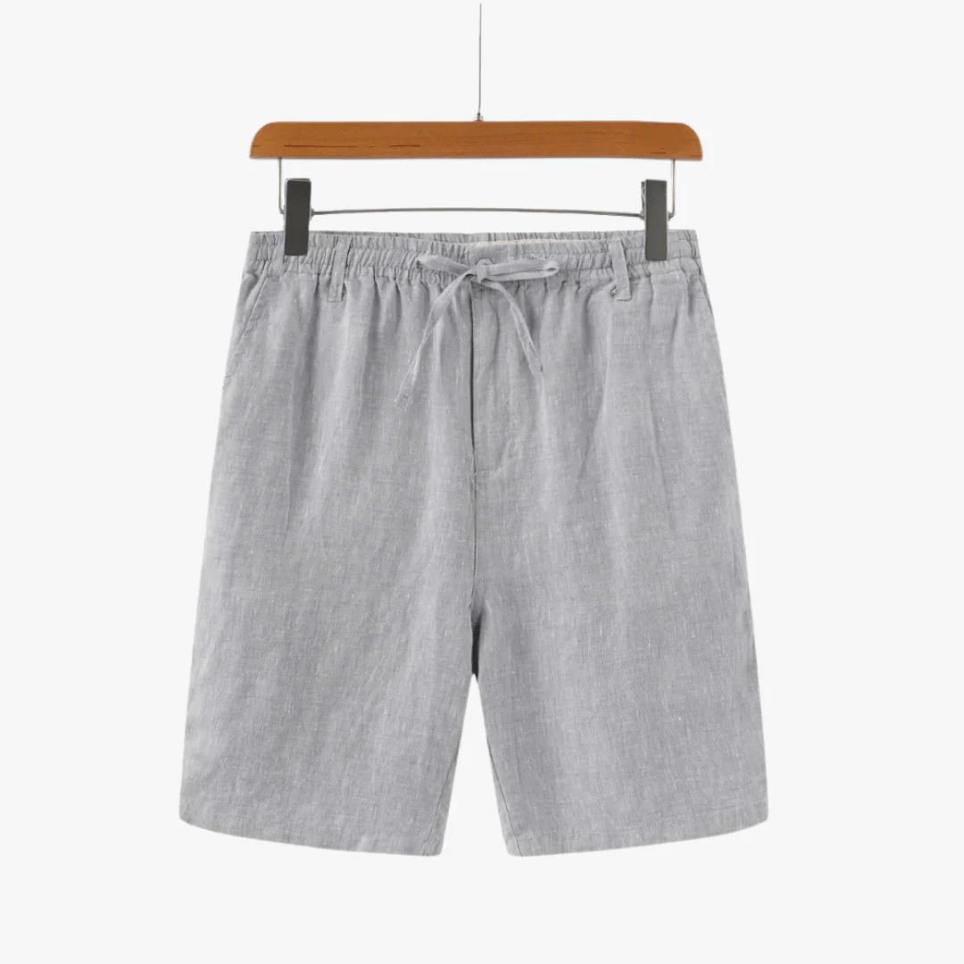 Dino | Men's Linen Shorts – Lightweight Drawstring Summer Shorts with Pockets - Image 7