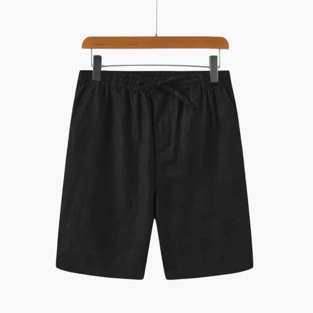 Dino | Men's Linen Shorts – Lightweight Drawstring Summer Shorts with Pockets - Image 8
