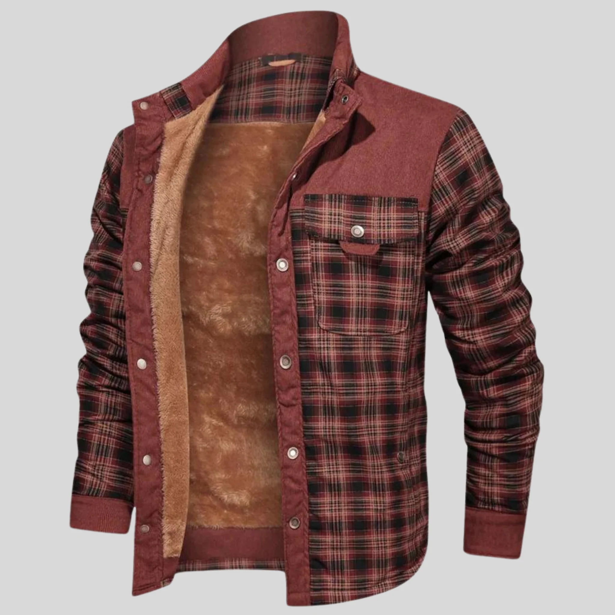 Dion® | Checked Lined Jacket - Image 2