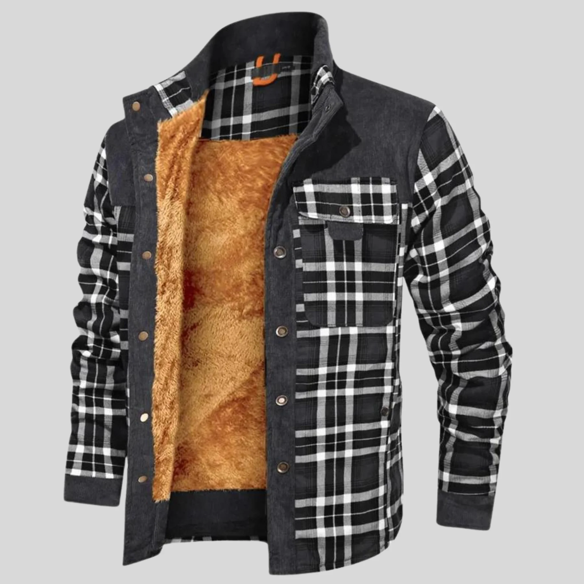 Dion® | Checked Lined Jacket - Image 3