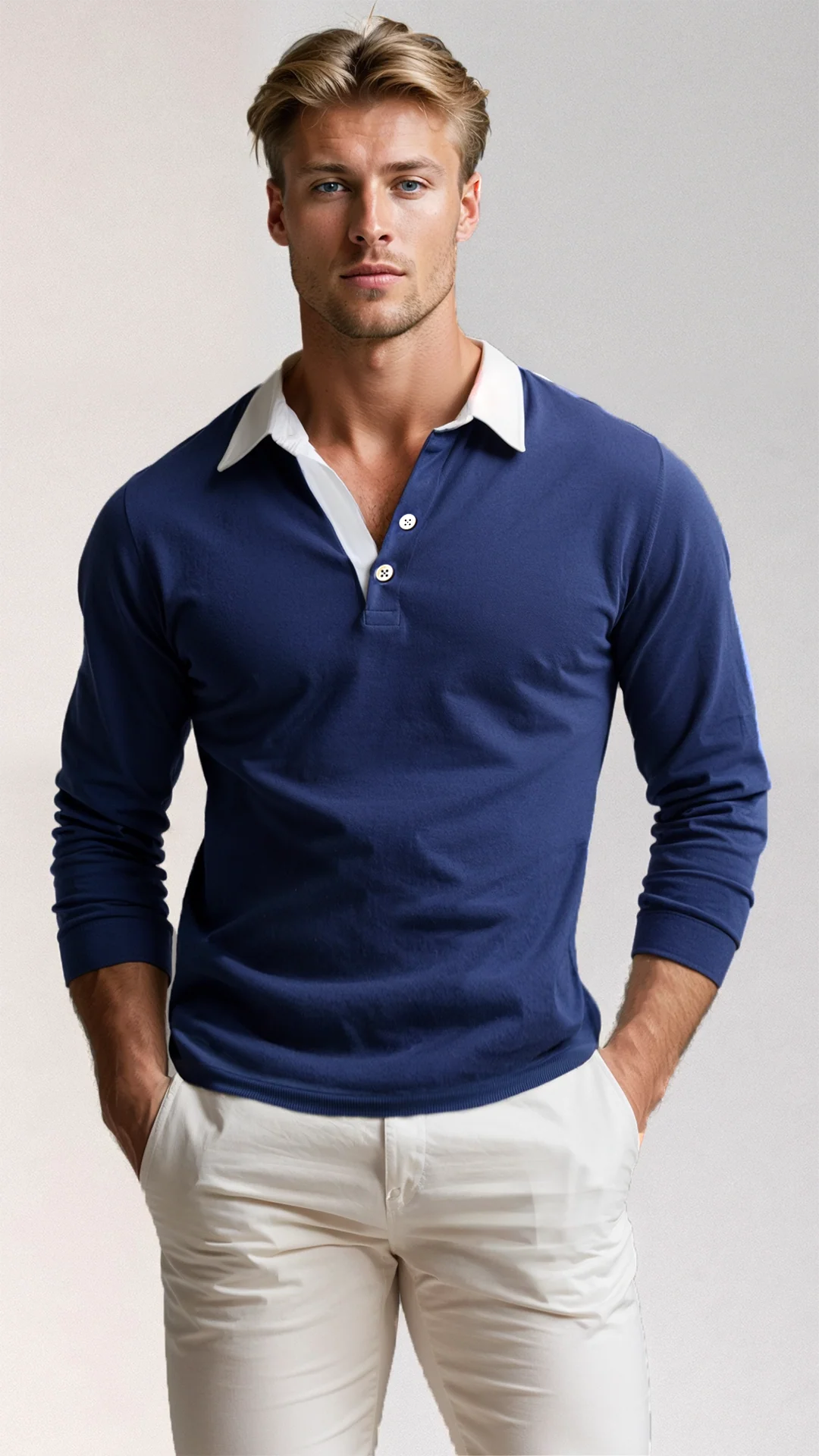Dionisio® | Elegant Polo Sweater - Image 2