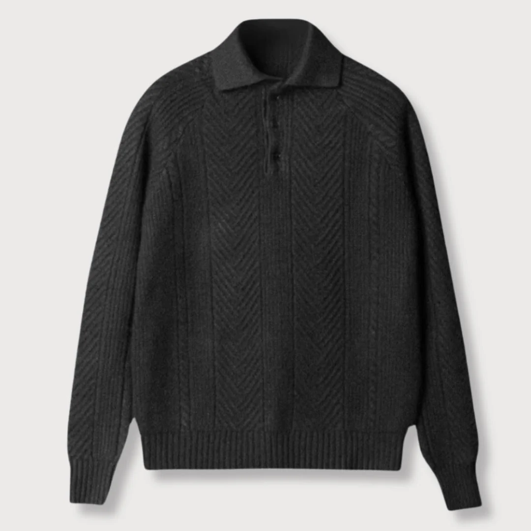 Dionisio® | Luxury Men'S Sweater With Collar - Image 6