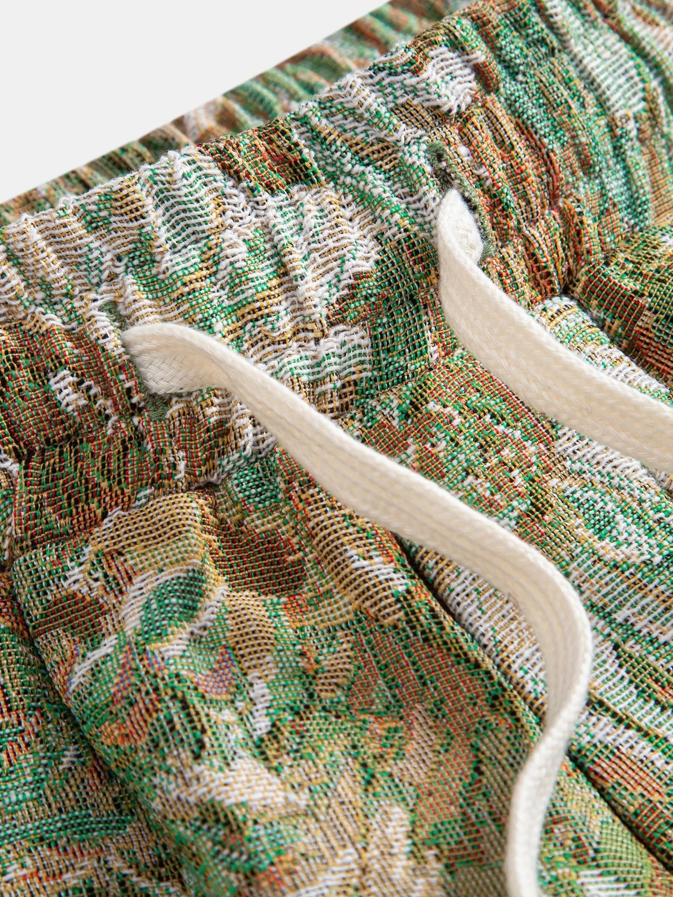 Dionysius | Painted Floral Jacquard Shorts - Image 5
