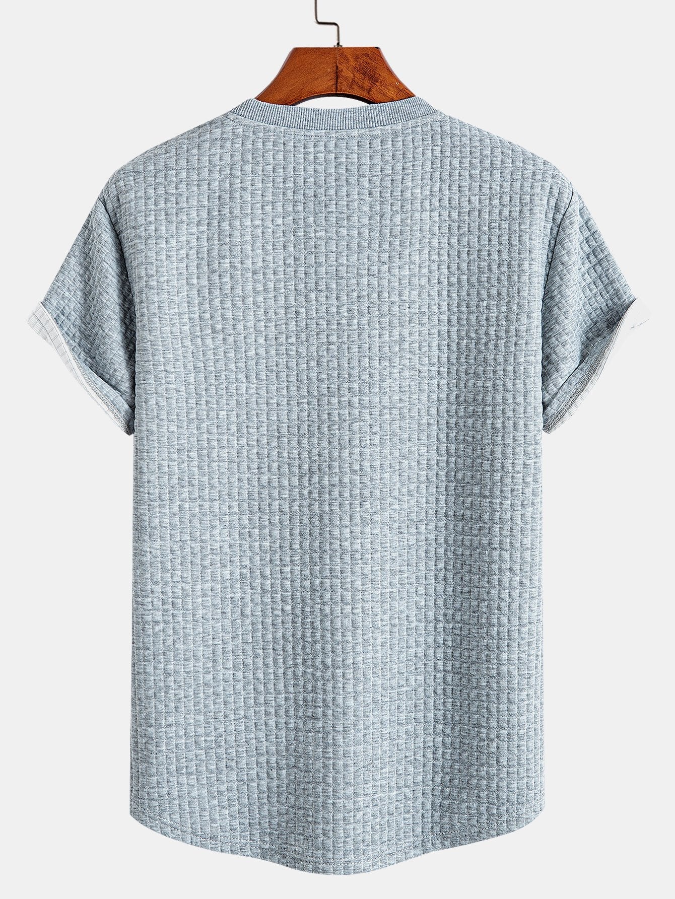 Dirk® | Short Sleeve Waffle Arc Hem T-Shirt - Image 6