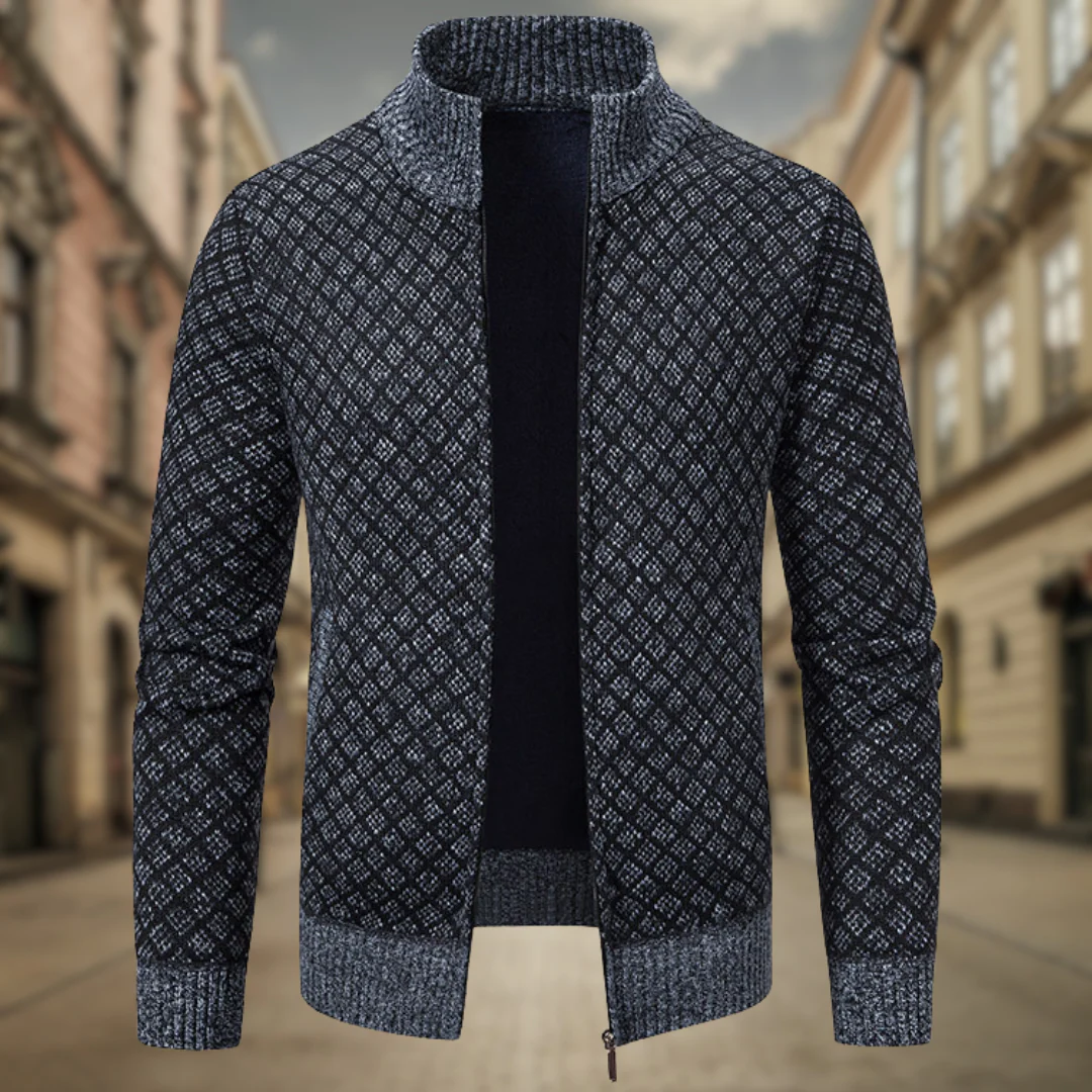 Dolores® | Men's Cardigan With Zip - Image 10