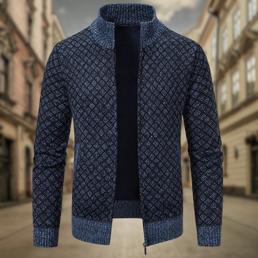 Dolores® | Men's Cardigan With Zip - Image 4