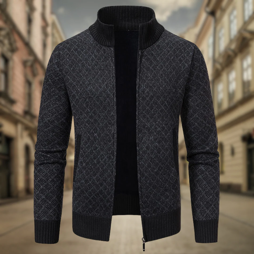 Dolores® | Men's Cardigan With Zip - Image 6