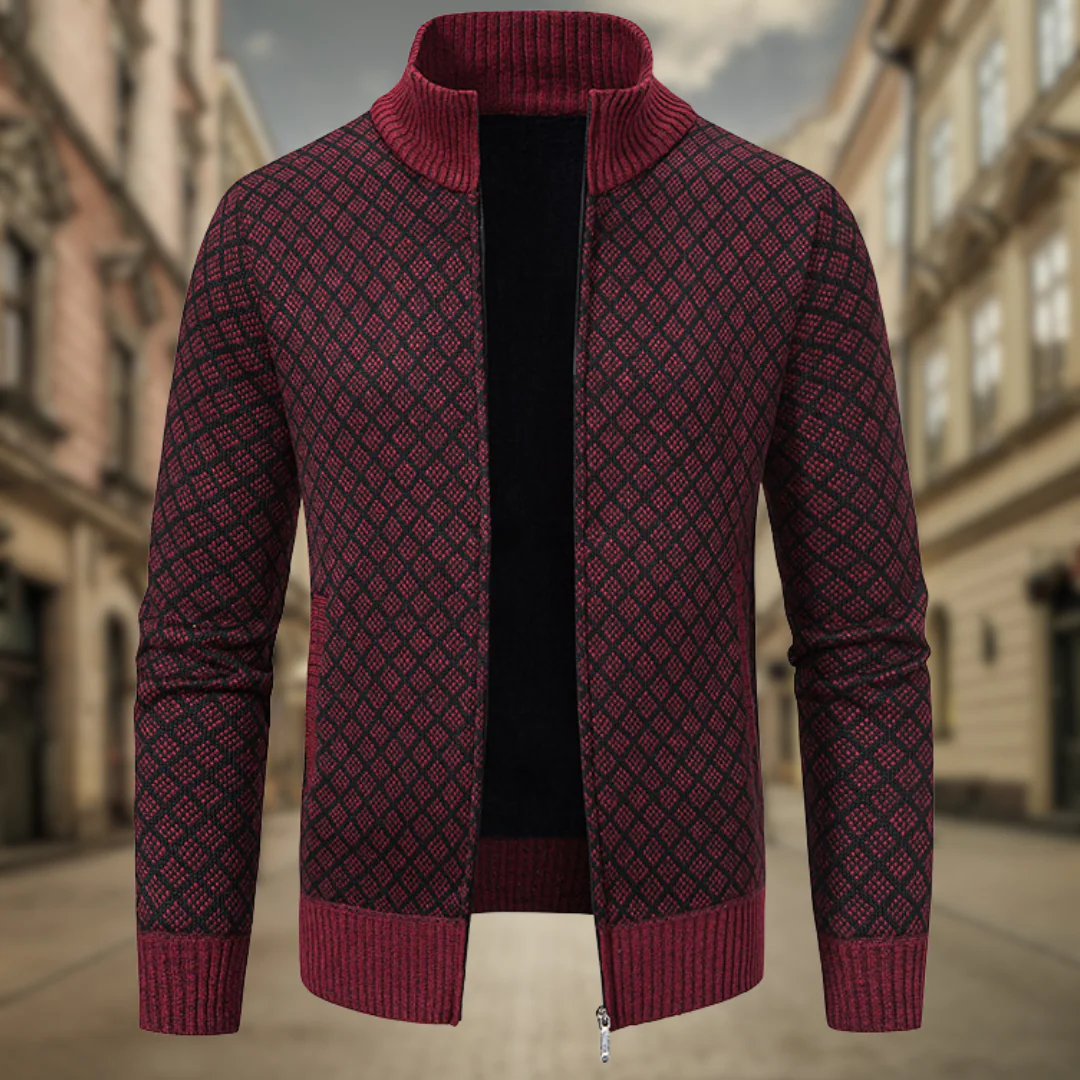 Dolores® | Men's Cardigan With Zip - Image 8