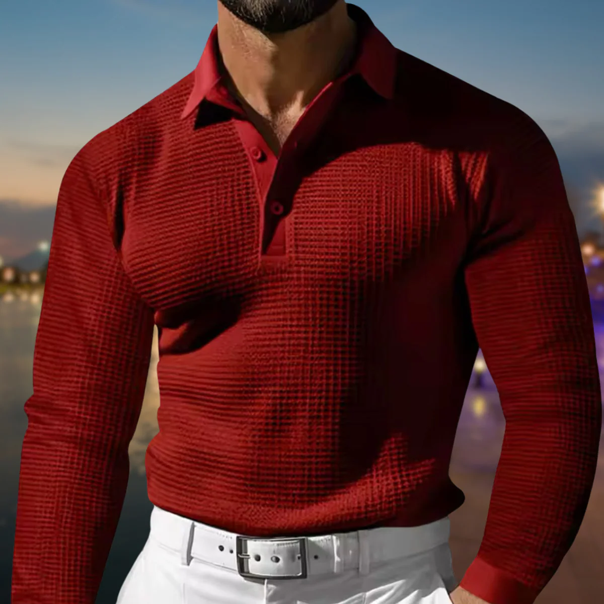 Domingo® | Comfort Polo Sweater - Image 4