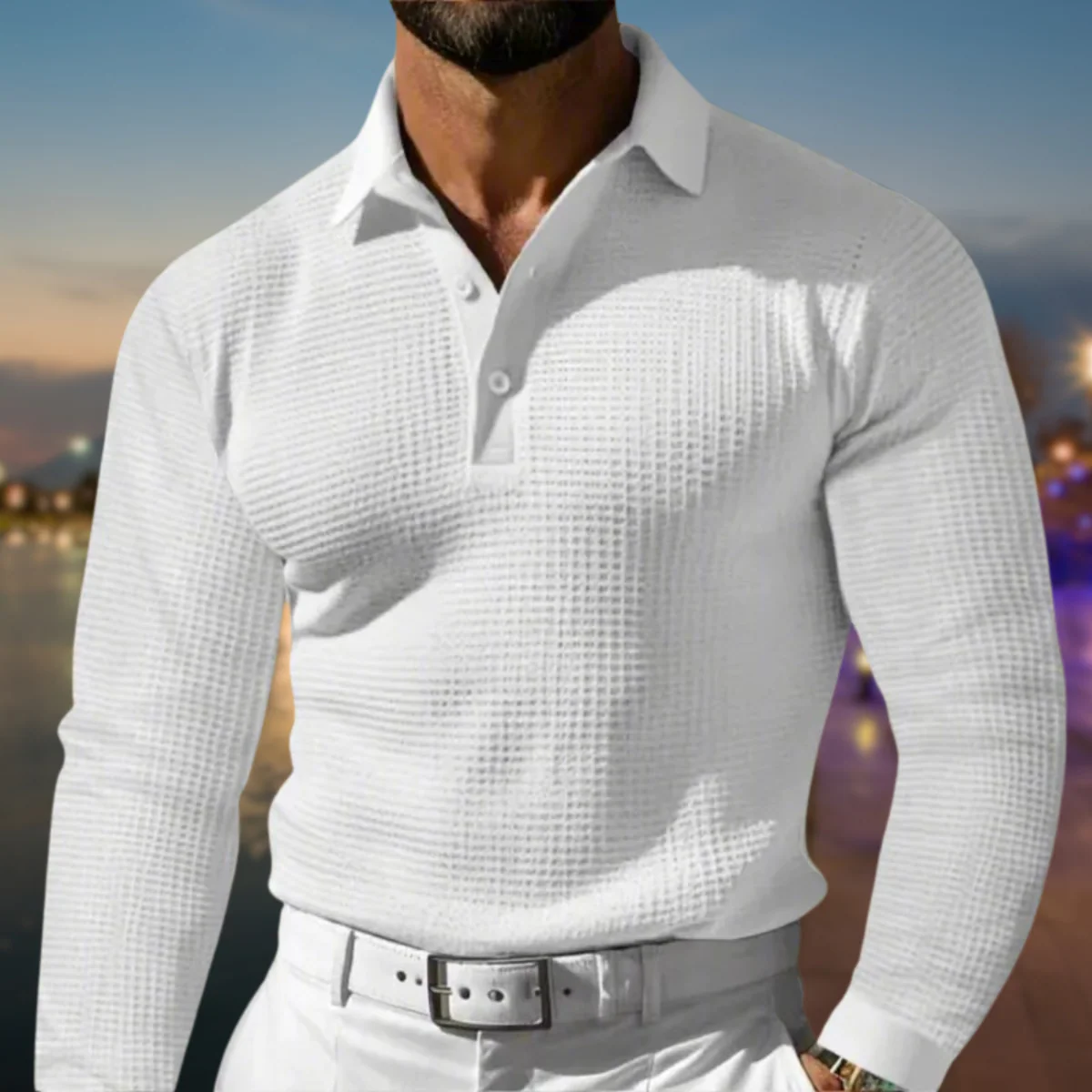 Domingo® | Comfort Polo Sweater - Image 6