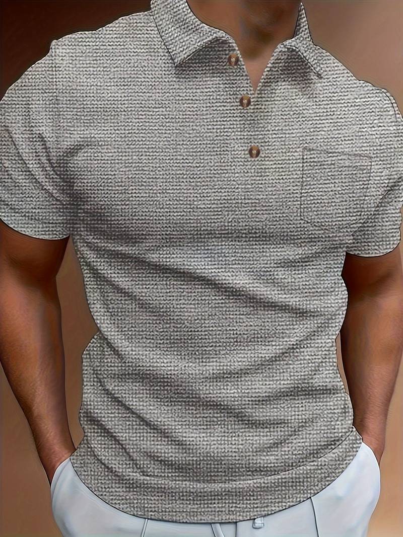 Don® | Breathable, Slim-Fitting Short-Sleeved Shirt With Half Button - Image 11
