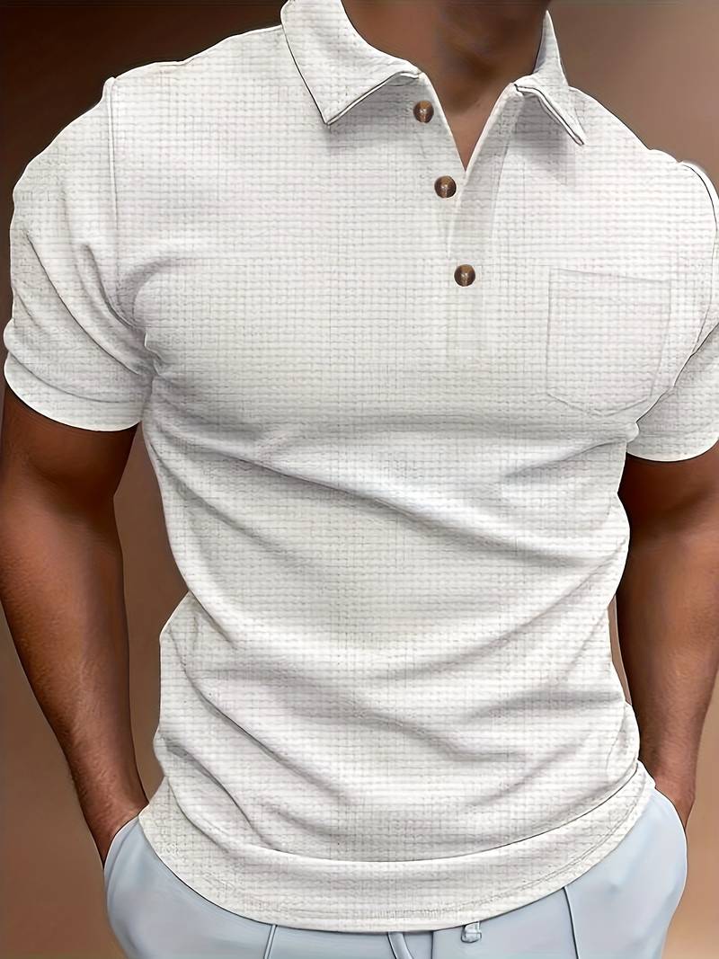 Don® | Breathable, Slim-Fitting Short-Sleeved Shirt With Half Button - Image 15